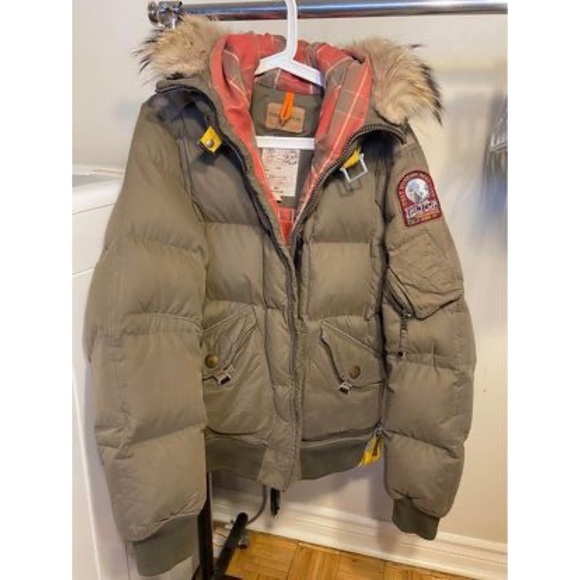 Men’s Parajumpers (L) Soft Shell Gobi Bomber in Olive green - Picture 1 of 8